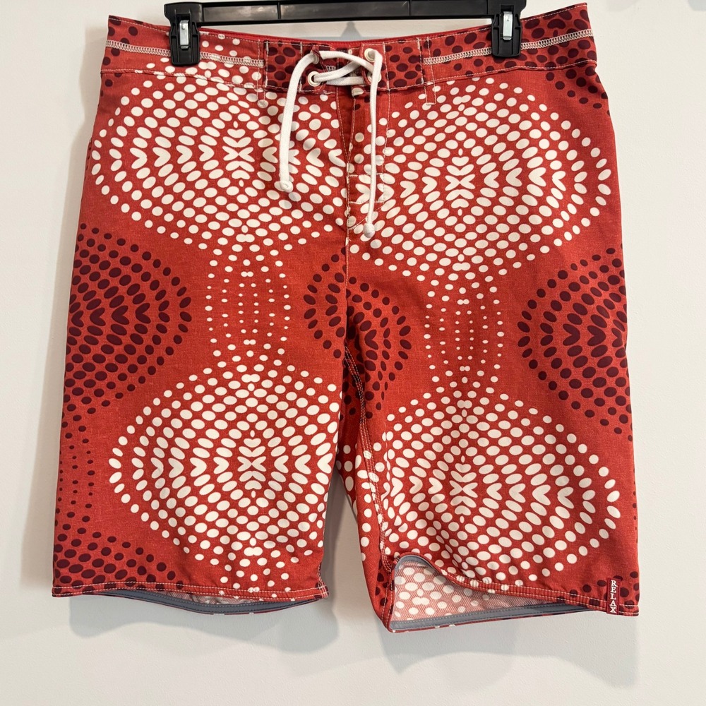 Tommy Bahama Relax Mens Board Shorts 36 Geometric Polka Dot Swim Trunks 21937